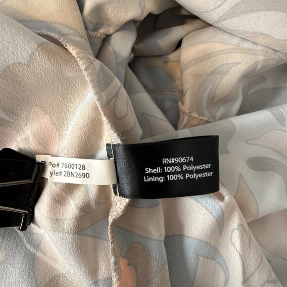 Boston Proper Womens Tiered Sleeveless V-Neck Midi Maxi Dress Size S Paisley - Picture 8 of 8